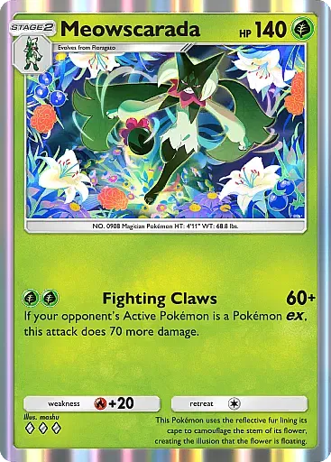 Meowscarada card