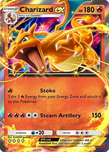 Charizard EX card