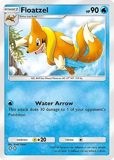 Floatzel card