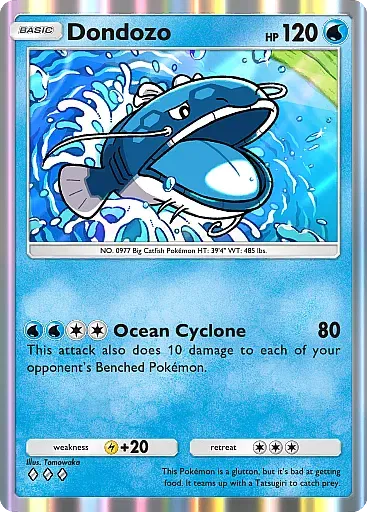 Dondozo card