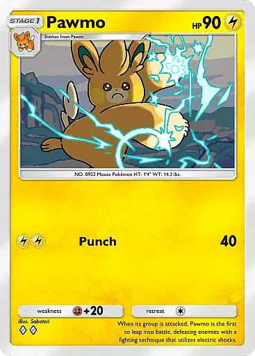 Pawmo card