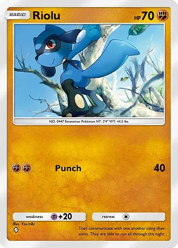 Riolu card