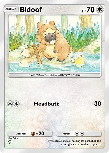 Bidoof card