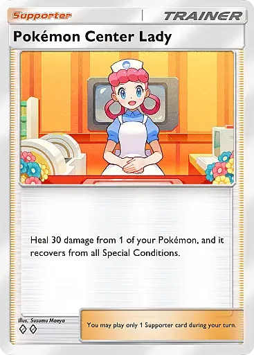 Pokémon Center Lady card
