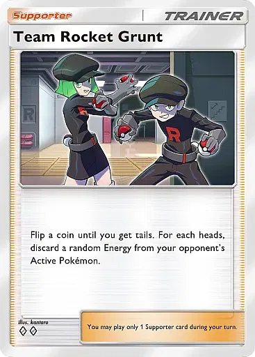 Team Rocket Grunt card