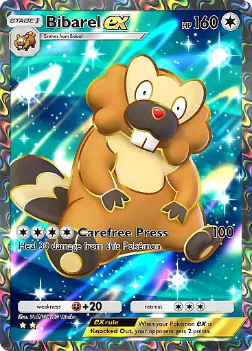Bibarel EX card