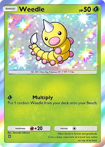 Weedle card