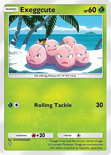 Exeggcute card