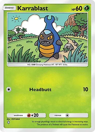 Karrablast card