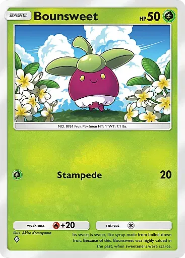 Bounsweet card