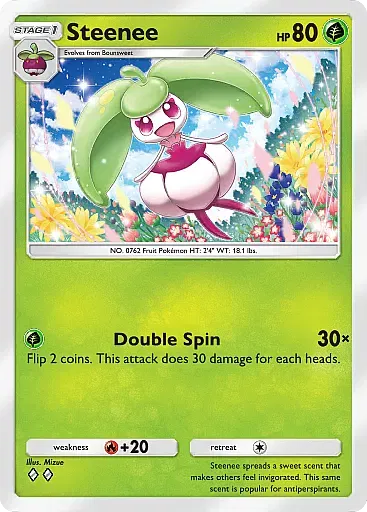 Steenee card