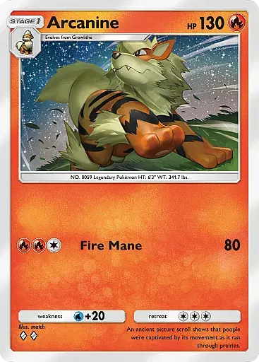 Arcanine card