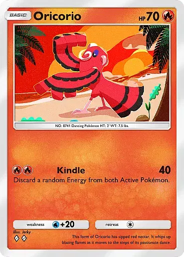 Oricorio card