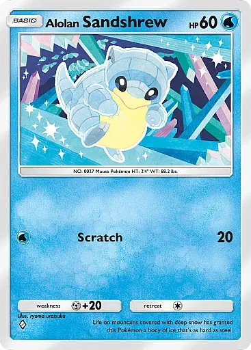 Alolan Sandshrew card
