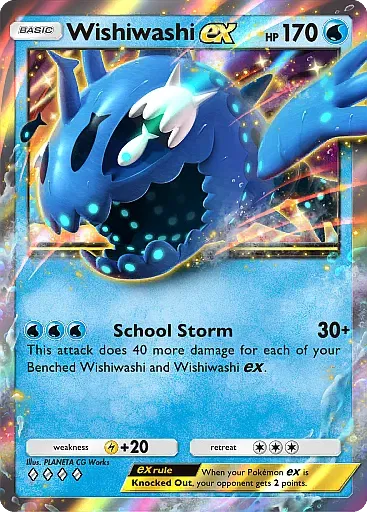 Wishiwashi EX card