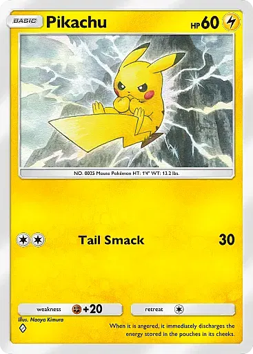 Pikachu card