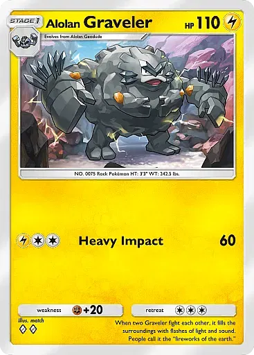 Alolan Graveler card