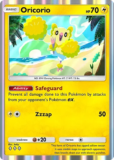 Oricorio card