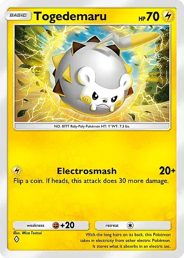 Togedemaru card