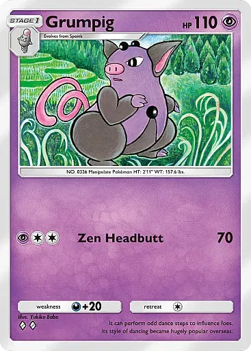 Grumpig card