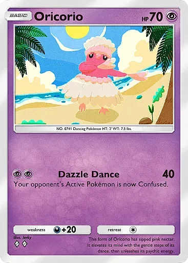 Oricorio card