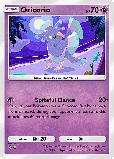 Oricorio card