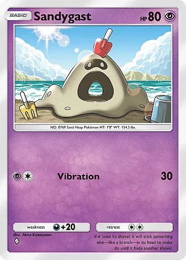Sandygast card