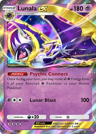 Lunala EX card
