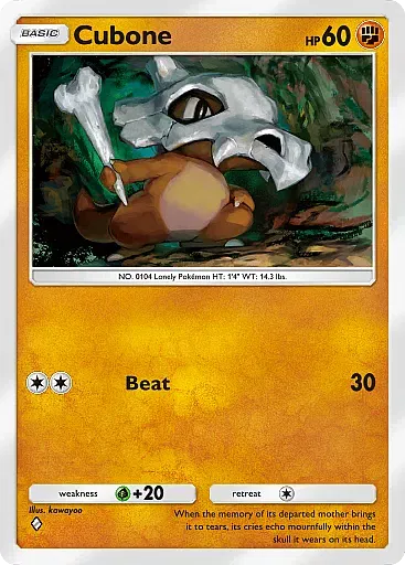 Cubone card