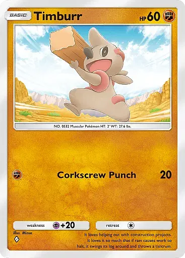 Timburr card