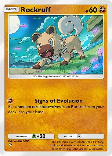 Rockruff card
