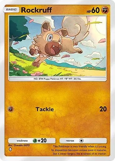 Rockruff card