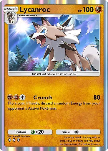 Lycanroc card