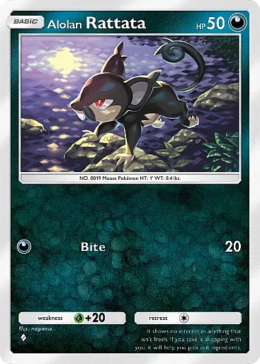 Alolan Rattata card