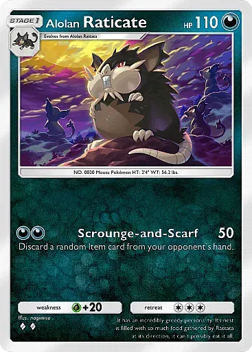 Alolan Raticate card