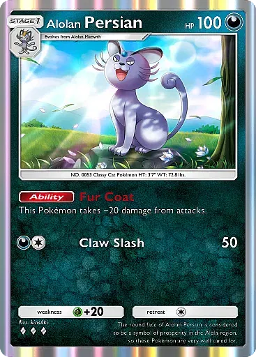 Alolan Persian card