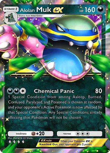 Alolan Muk EX card