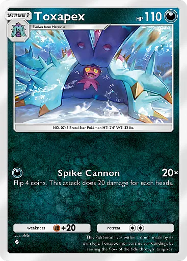 Toxapex card