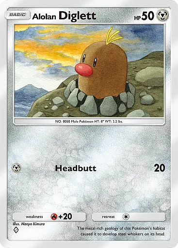 Alolan Diglett card