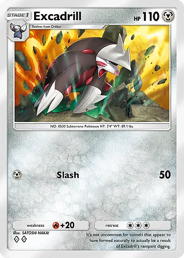 Excadrill card