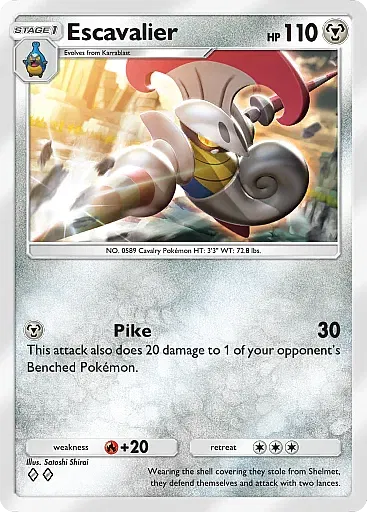 Escavalier card