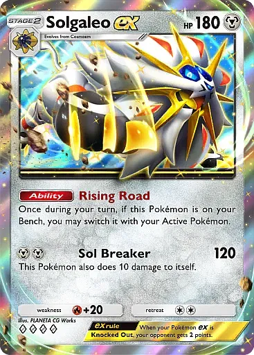 Solgaleo EX card