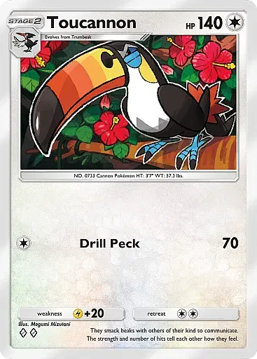 Toucannon card