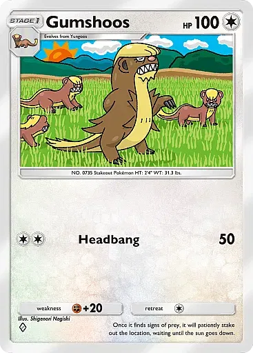Gumshoos card
