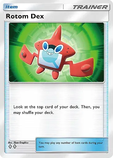 Rotom Dex card