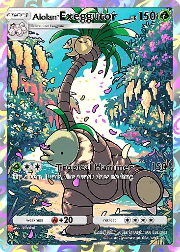Alolan Exeggutor card