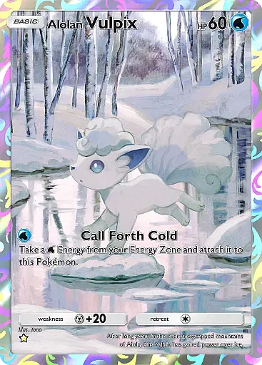 Alolan Vulpix card