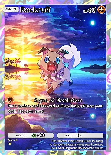 Rockruff card
