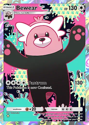 Bewear card