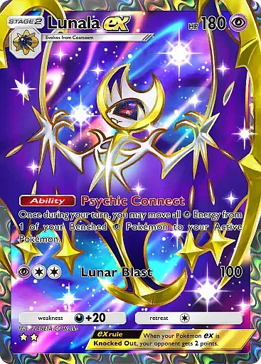 Lunala EX card